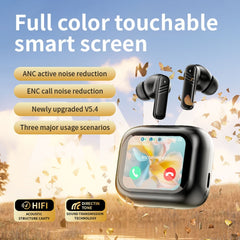Auriculares con reducción de ruido dual ANC+ENC y pantalla táctil LX-10