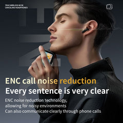 Auriculares con reducción de ruido dual ANC+ENC y pantalla táctil LX-10