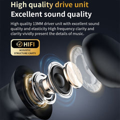 Auriculares con reducción de ruido dual ANC+ENC y pantalla táctil LX-10