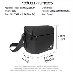 Bolso bandolera impermeable portátil para DJ...