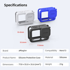 Funda de silicona aMagisn para GoPro HERO13 Black