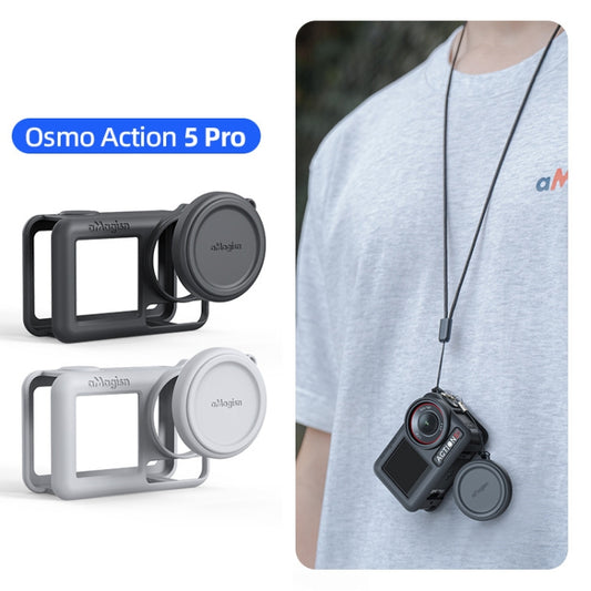 Estuche de silicona aMagisn para DJI Osmo Action 5 Pro