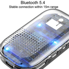 Receptor de audio Bluetooth con clip