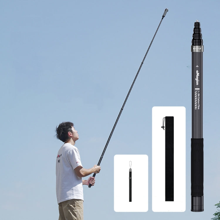 Palo selfie invisible de fibra de carbono aMagisn 3m