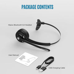 Auriculares inalámbricos mono Bluetooth 5.0 para empresas