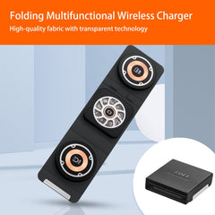 Cargador inalámbrico portátil plegable 3 en 1 Magsafe con carga rápida