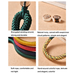 Cordón antipérdida para teléfono móvil tejido a mano