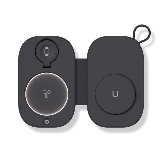 Cargador inalámbrico magnético plegable 3 en 1 T5