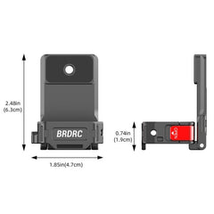 Adaptador de clip trasero de expansión con b...