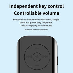 Receptor y transmisor de audio Bluetooth 5.3 con clip MX-M06