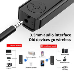 Receptor y transmisor de audio Bluetooth 5.3 con clip MX-M06