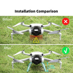 Para el tren de aterrizaje de refuerzo BRDRC para DJI Mini 4 Pro
