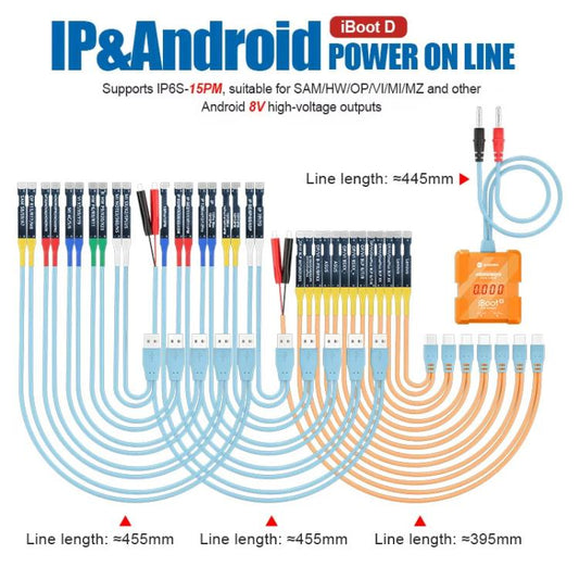 Cable de alimentación para iPhone y Android,...