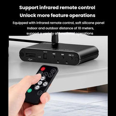 Adaptador de audio 2 en 1 con amplificador A...