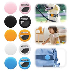Funda de silicona con pasadores de seguridad para rastreador GPS AirTag