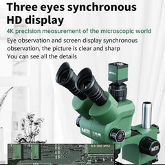 Microscopio estéreo trinocular para reparaci...