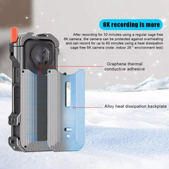 For Insta360 X4 HEPAIL Metal Heat Dissipatio...
