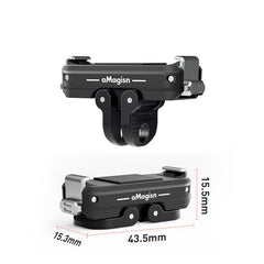 For DJI Osmo 360/Action 5 Pro/4 Magnetic Quick Release Mount