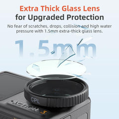 aMagisn Filter For DJI Action 5 Pro / 4 / 3,...