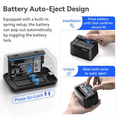 Cargador de batería para Insta360 X5