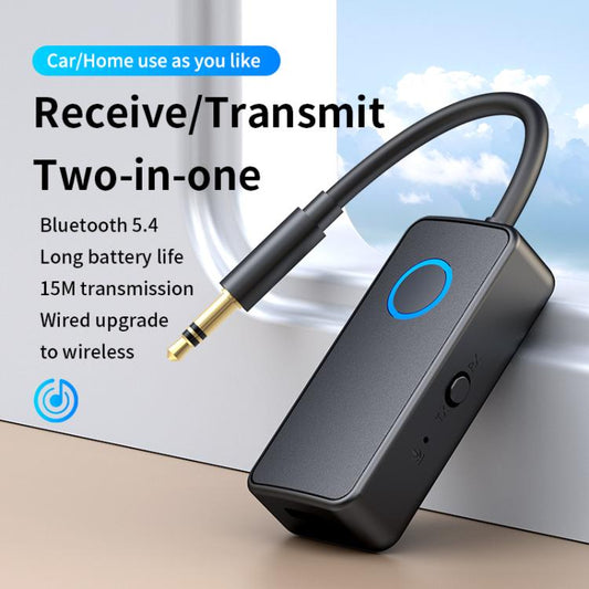 Adaptador de audio Bluetooth 5.4 2 en 1, tra...