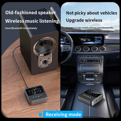 Transceptor de audio Bluetooth 5.4 2 en 1, t...