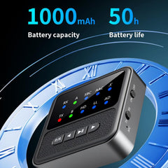 Transceptor de audio Bluetooth 5.4 2 en 1, t...