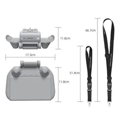 Para DJI Air 2/Mavic 3 Pro, capota BRDRC RC + correa para colgar.