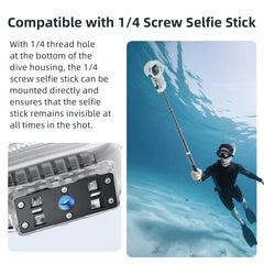 Estuche de buceo aMagisn para Insta360 X5 de 60 m/196 pies