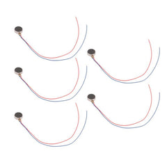 5 motores de botón plano para juguetes, instrumentos de belleza y vibración.