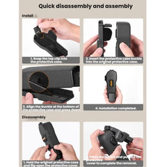 Cubierta protectora de lente de pantalla BRDRC para DJI OSMO POCKET 3