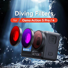 Lente de filtro de buceo para DJI Osmo Action 5 Pro / Action 4