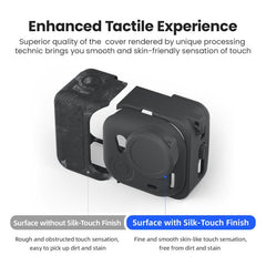 Kit de funda protectora de silicona aMagisn para Insta360 Go Ultra