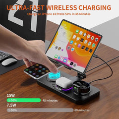 Carga rápida para teléfono/tableta/Apple Watch/AirPods