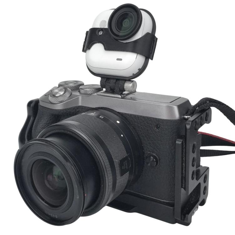 Soporte de zapata para cámaras Insta360 GO Ultra y DSLR