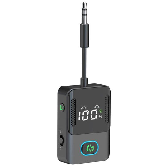 Receptor-transmisor Bluetooth para coche con doble micrófono BR16