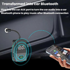 Receptor-transmisor Bluetooth para coche con doble micrófono BR16