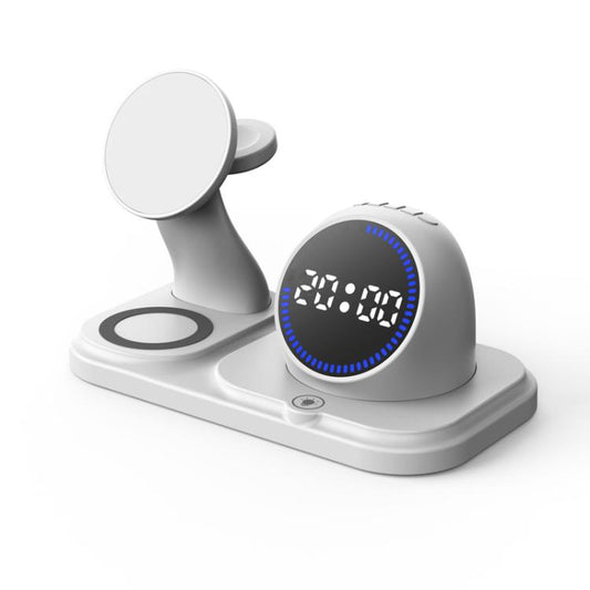 Altavoz Bluetooth con reloj de cuenta regresiva y carga inalámbrica 6 en 1