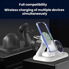 Altavoz Bluetooth con reloj de cuenta regresiva y carga inalámbrica 6 en 1