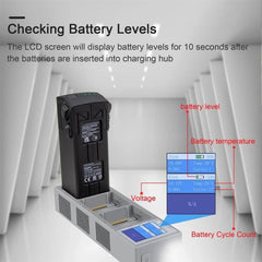 Cargador de batería con pantalla digital a c...