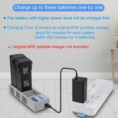 Cargador de batería con pantalla digital a c...