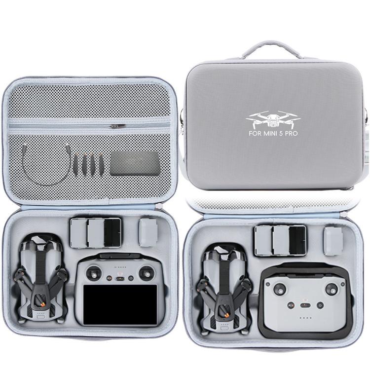 Bolsa organizadora integrada de PU para DJI Mini 5 Pro Fly More