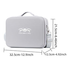 Bolsa organizadora integrada de PU para DJI Mini 5 Pro Fly More