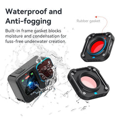 Filtro de buceo aMagisn para GoPro HERO13 Black /12 Black