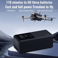 Cargador de 3 canales LKTOP UC342 de 200 W p...