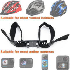 Soporte universal para cámara en casco de bicicleta