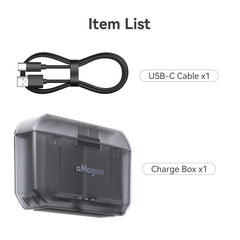Estuche cargador de batería para GoPro HERO13/12/11/10/9 negro