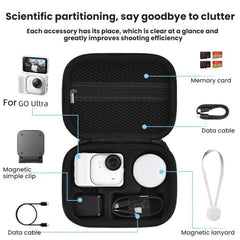 Bolsa de almacenamiento de accesorios portátil BRDRC para Insta360 Go Ultra