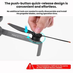 Hélices de repuesto para drones DJI Mini 5 P...