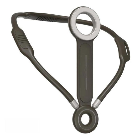 Soporte magnético para teléfono tipo collar para selfies con banda para el cuello, ideal para transmisiones en vivo al aire libre.